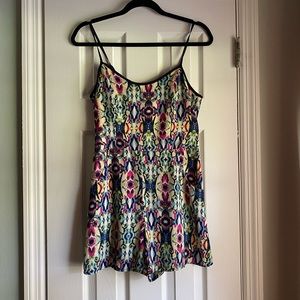 Xhilaration Kaleidoscope Print Romper